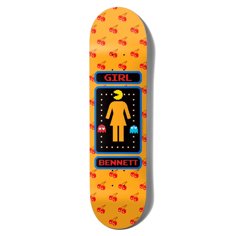 Girl Bennett Pac-Man Skateboard Deck - 8.5