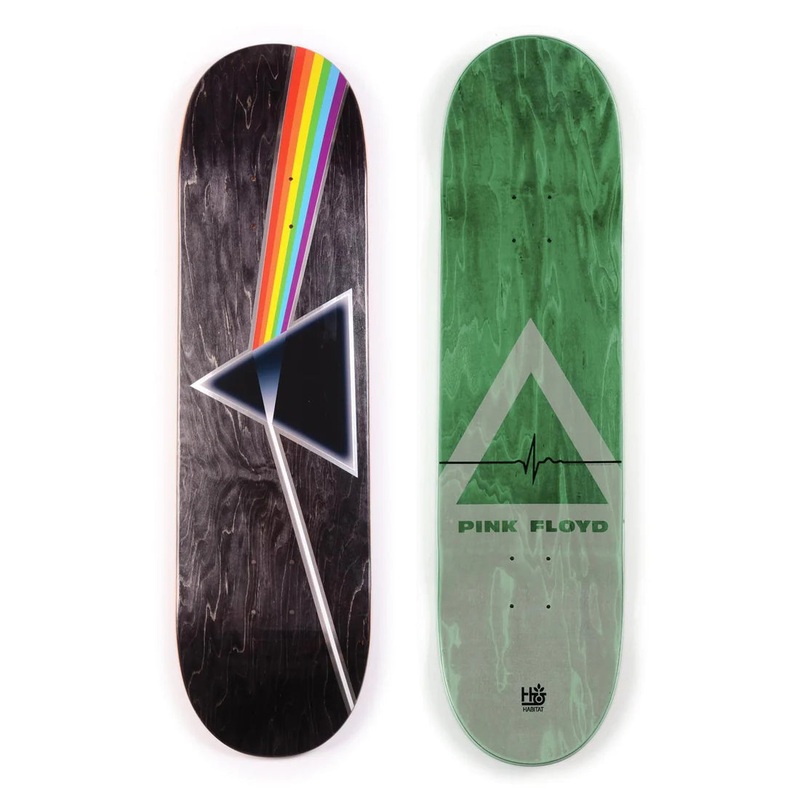 Habitat Pink Floyd Dark Side of the Moon Skateboard Deck - 8.25 Assorted
