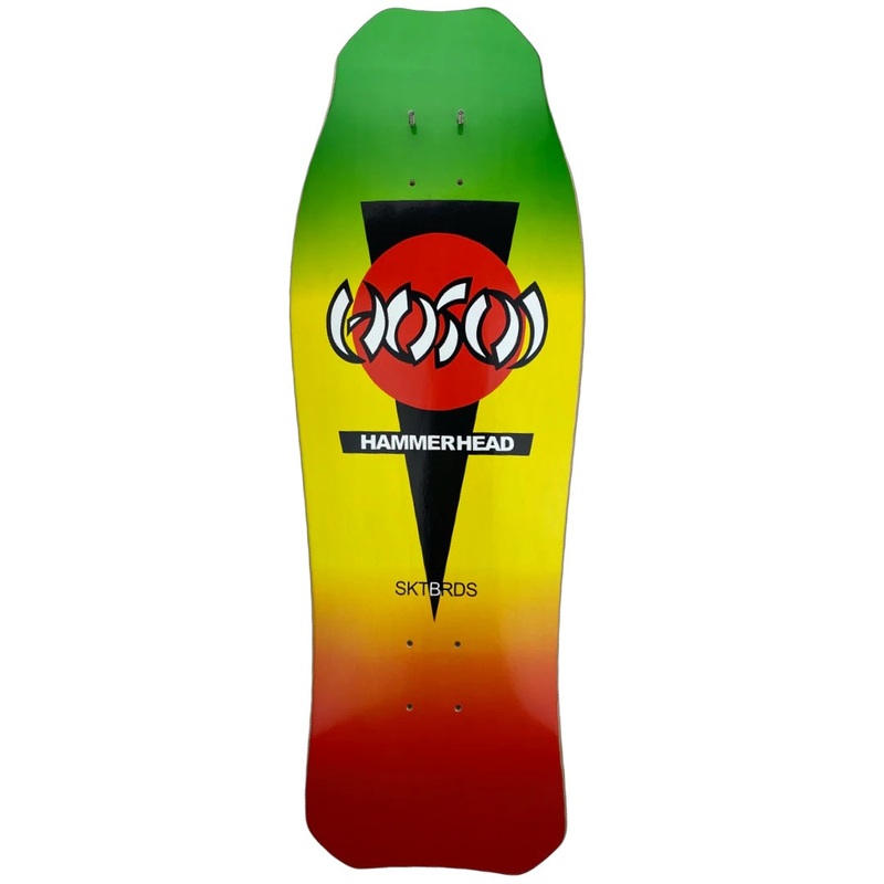 Hosoi Hammerhead Double Kick Deck - 10.25 Rasta