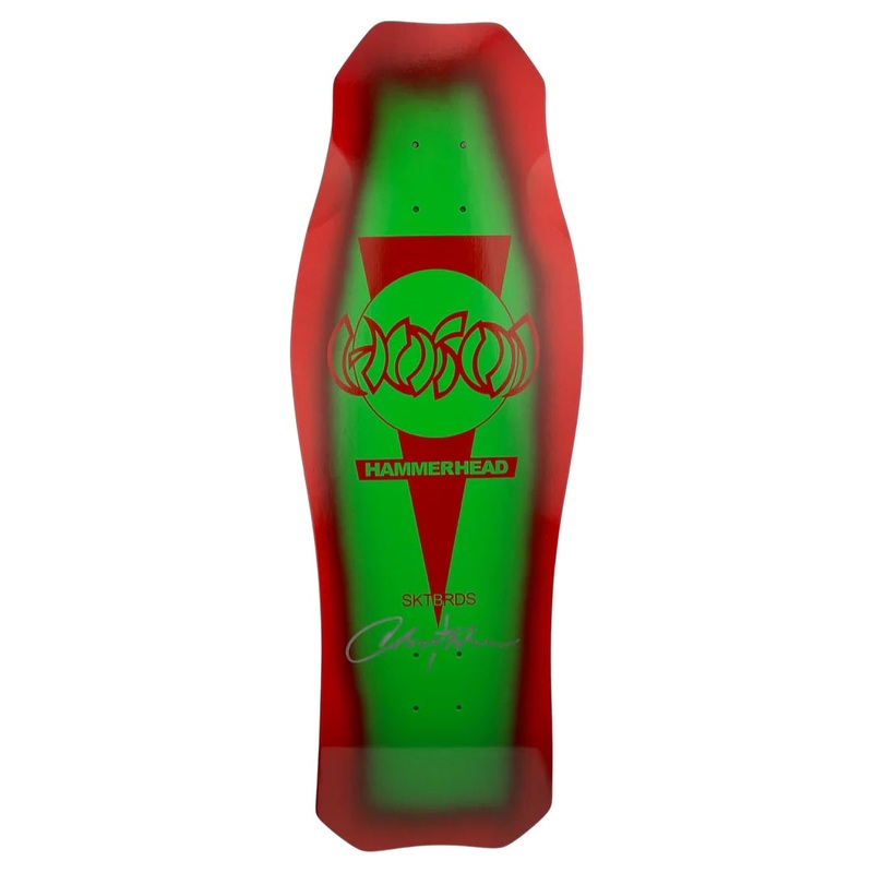 Hosoi O.G. Hammerhead Signed & Numbered Skateboard Deck - 10.5 Christmas Green