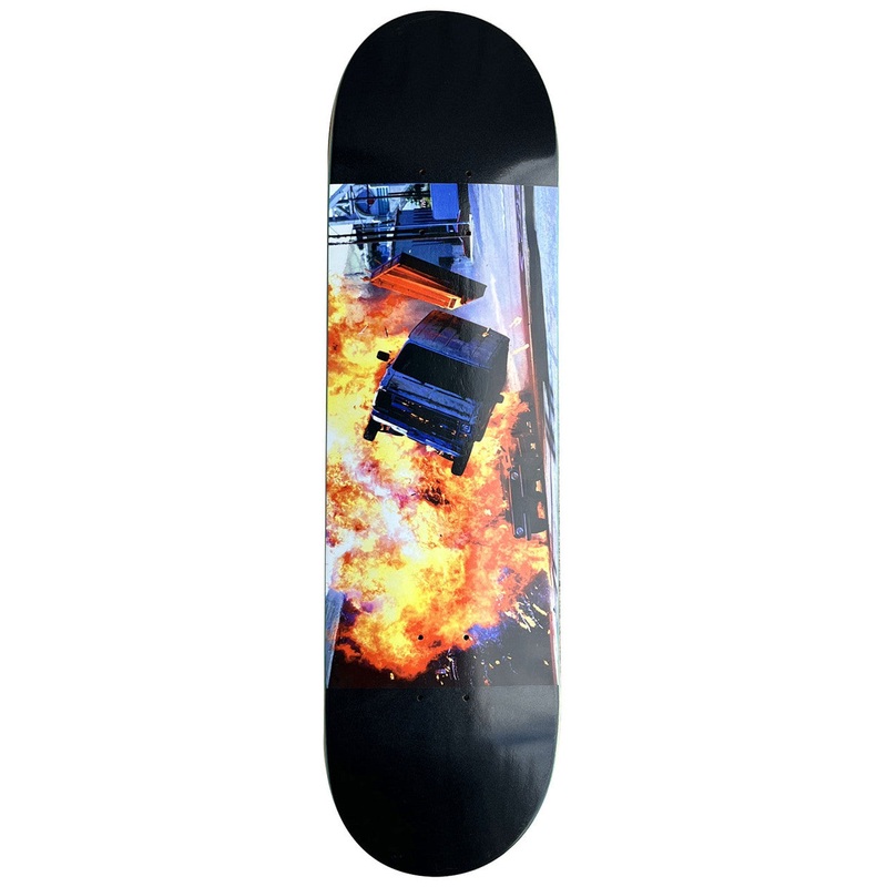 JK Industries Destruction Van Skateboard Deck - 8.5 Metallic Black