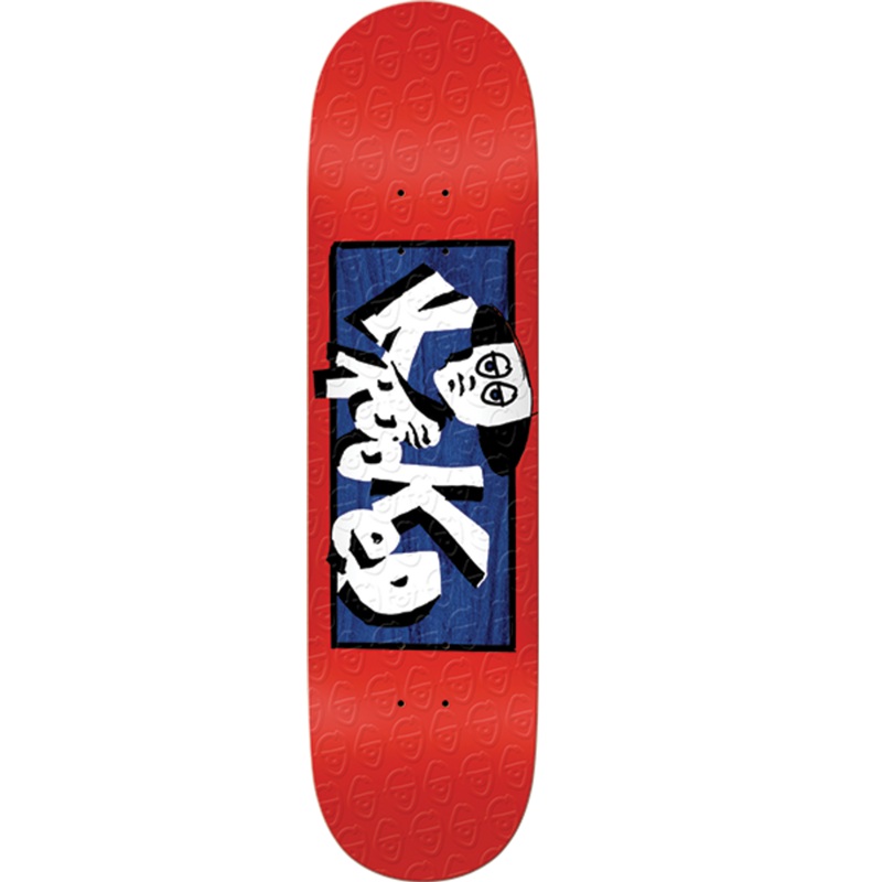 Krooked Incognito Embossed Skateboard Deck - 8.38