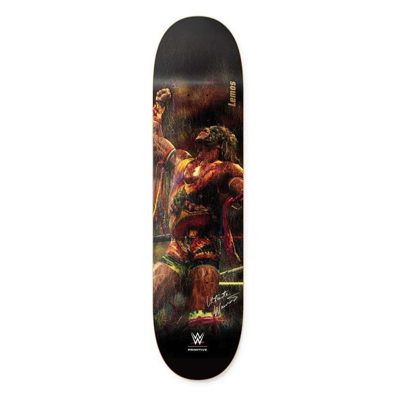Primitive Lemos Ultimate Warrior Skateboard Deck - 8.25 Black