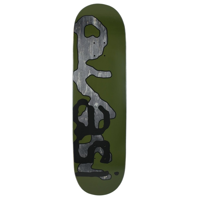 Quasi Lowercase Skateboard Deck - 8.75 Olive