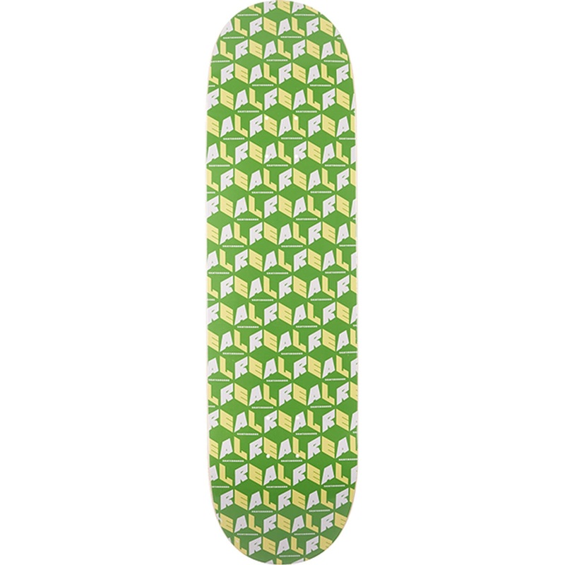 Real City Blocks PP Skateboard Deck - 8.5 Green