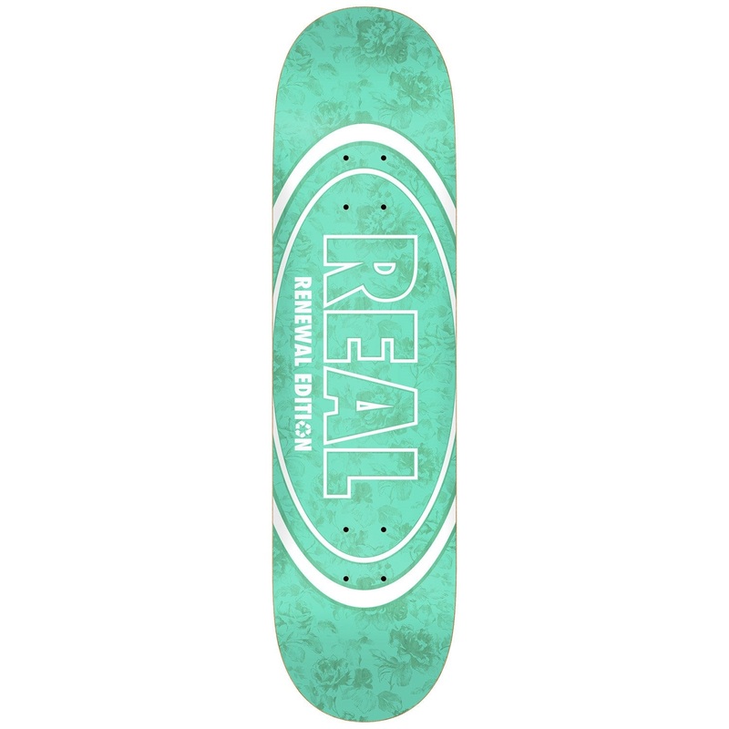 Real Floral Renewal II Skateboard Deck - 7.56 Green
