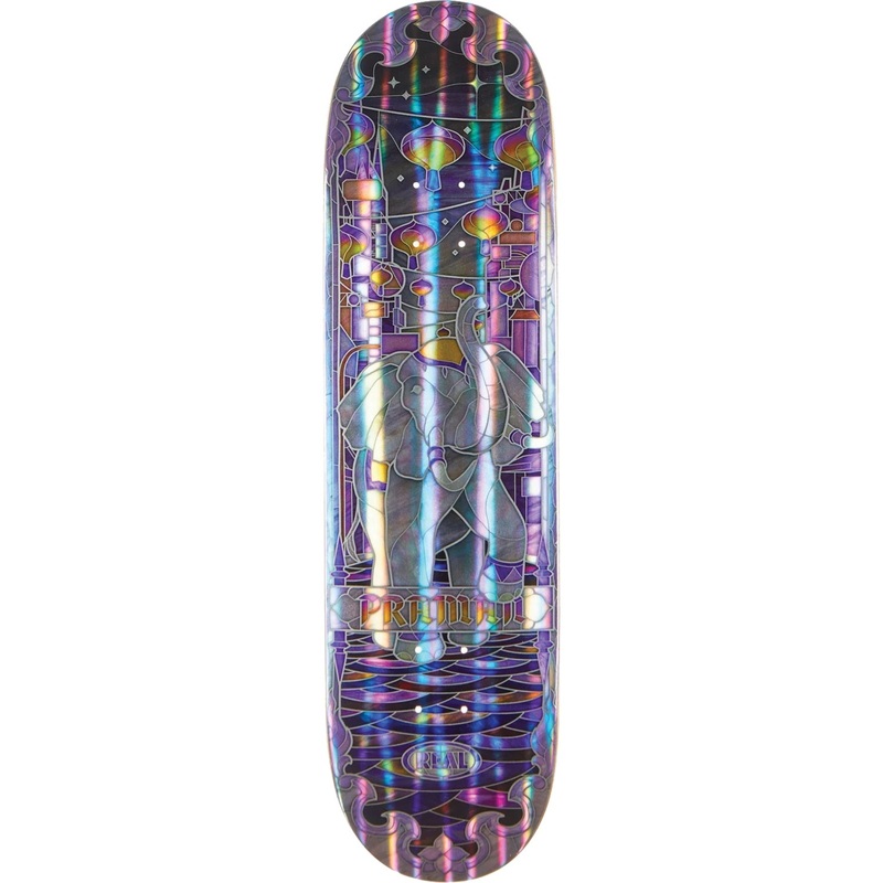 Real Praman Holo Cathedral Skateboard Deck - 8.5