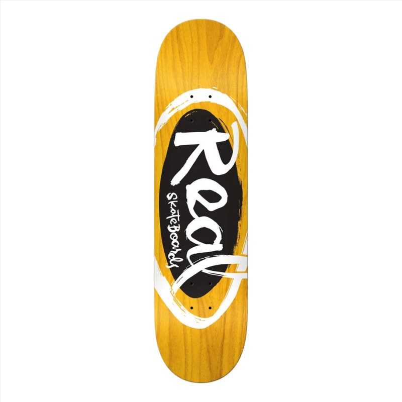 Real Team Oval By Natas Skateboard Deck - 8.06