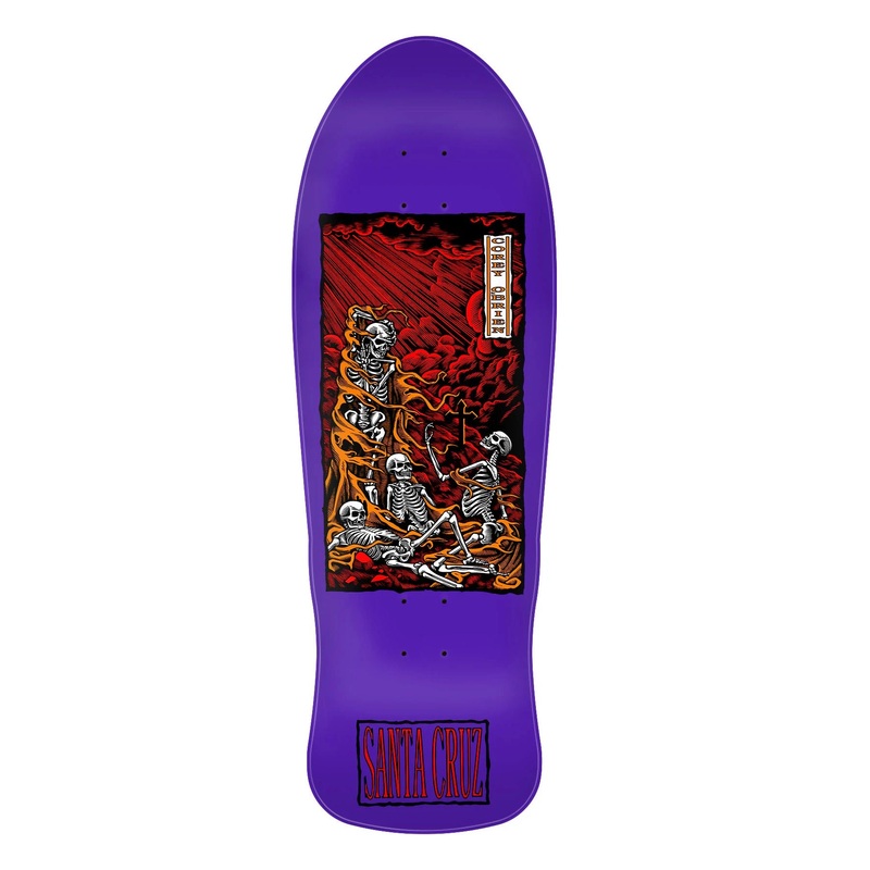 Santa Cruz OBrien Purgator Reissue Skateboard Deck - 9.85