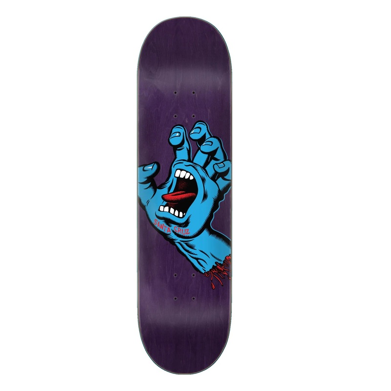 Santa Cruz Screaming Hand Skateboard Deck - 8.375