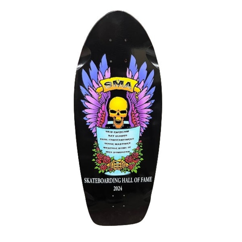 SMA Hall of Fame Shof Shape Skateboard Deck - 11 Black Dip