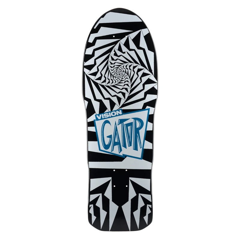 Vision Gator II Skateboard Deck - 10.25 Black/White