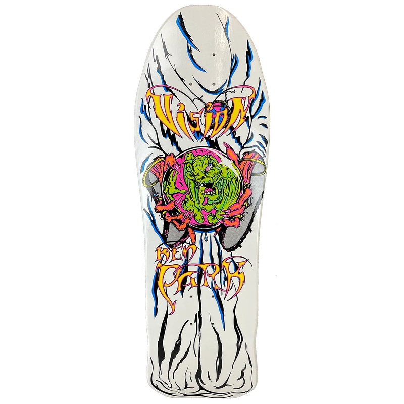 Vision Ken Park Crystal Ball Skateboard Deck - 9.75 White