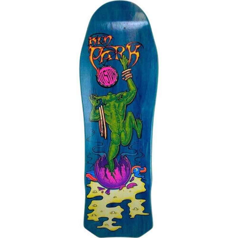 Vision Ken Park III Skateboard Deck - 10 Blue Stain