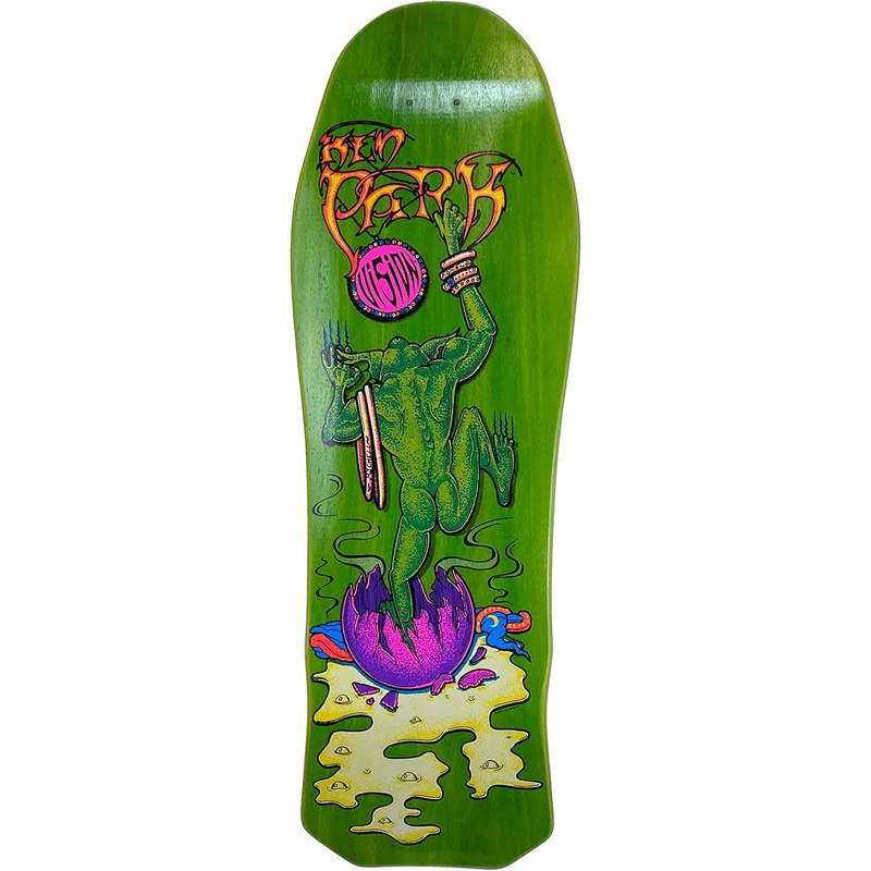 Vision Ken Park III Skateboard Deck - 10 Green Stain