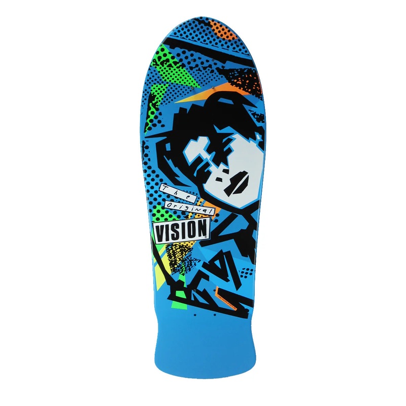 Vision Original MG Skateboard Deck - 10" Blue/Blue