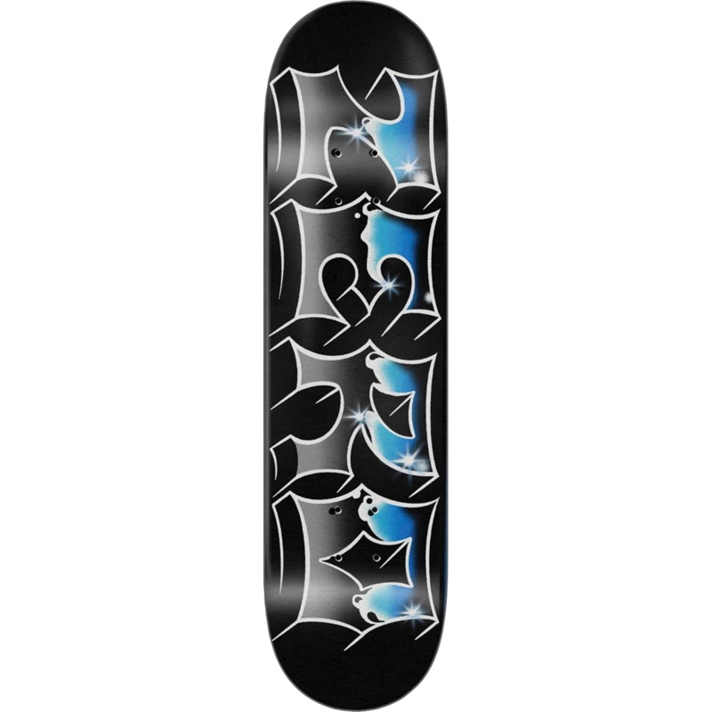Zero Chrome Logo Skateboard Deck - 8.0