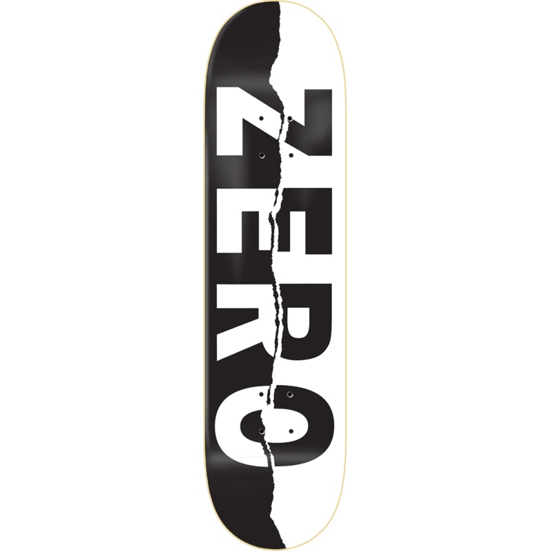 Zero Logo Ripped Army Skateboard Deck - 8.25
