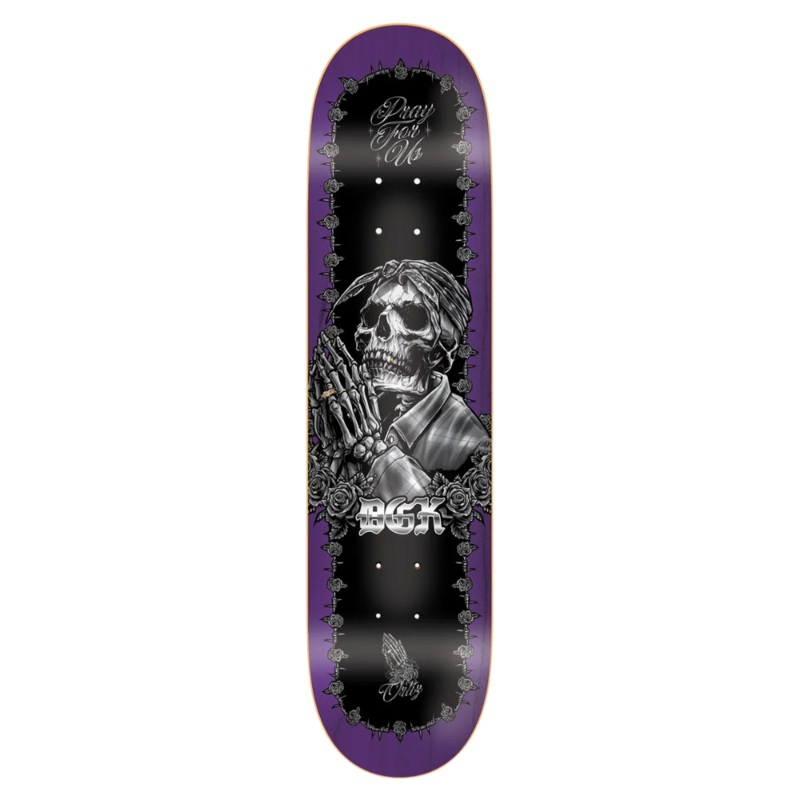 DGK Devoted Ortiz Twin Tail Skateboard Deck - 8.25 Multi