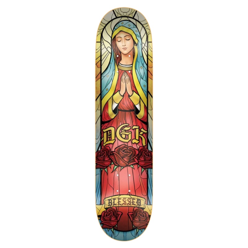 DGK Glass Skateboard Deck - 8.25 Rainbow Stain