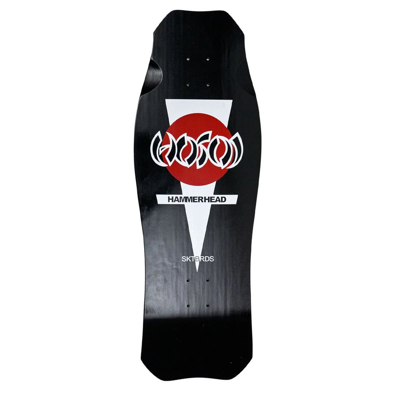 Hosoi O.G. Hammerhead Skateboard Deck - 10.5 Black