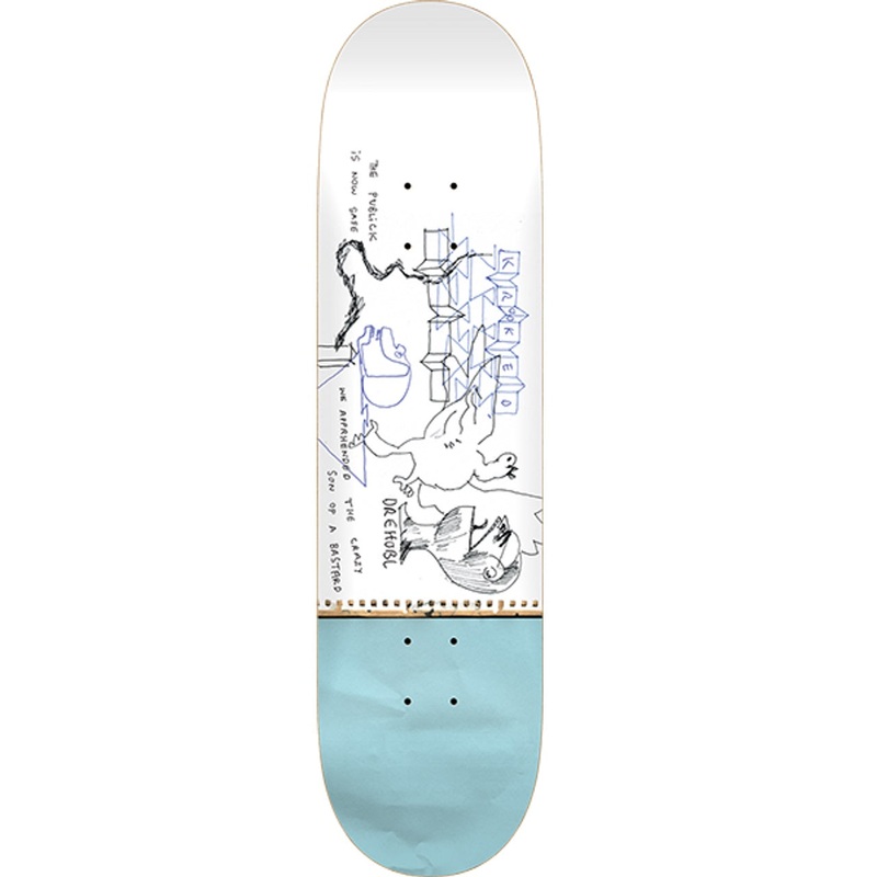 Krooked Drehobl Public Skateboard Deck - 8.12