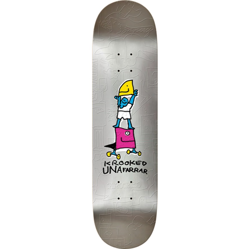 Krooked Farrar Stack Skateboard Deck - 8.25
