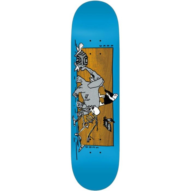 Krooked Sebo Marathon Skateboard Deck - 8.06 Blue/Multi