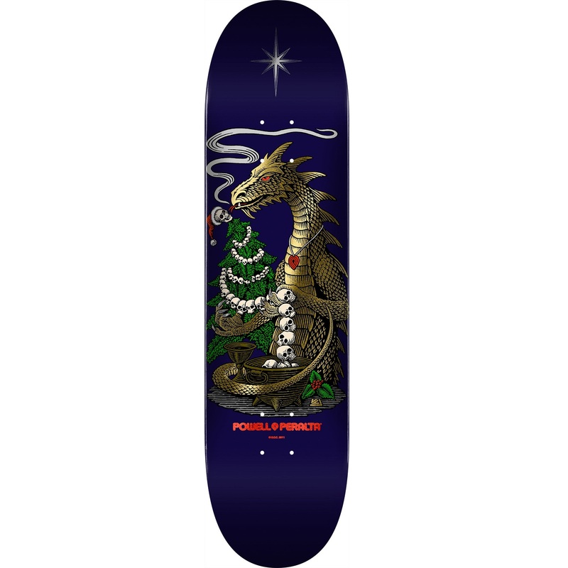 Powell Peralta Holiday 24 Foil Tree Trimmer Skateboard Deck - 8.75