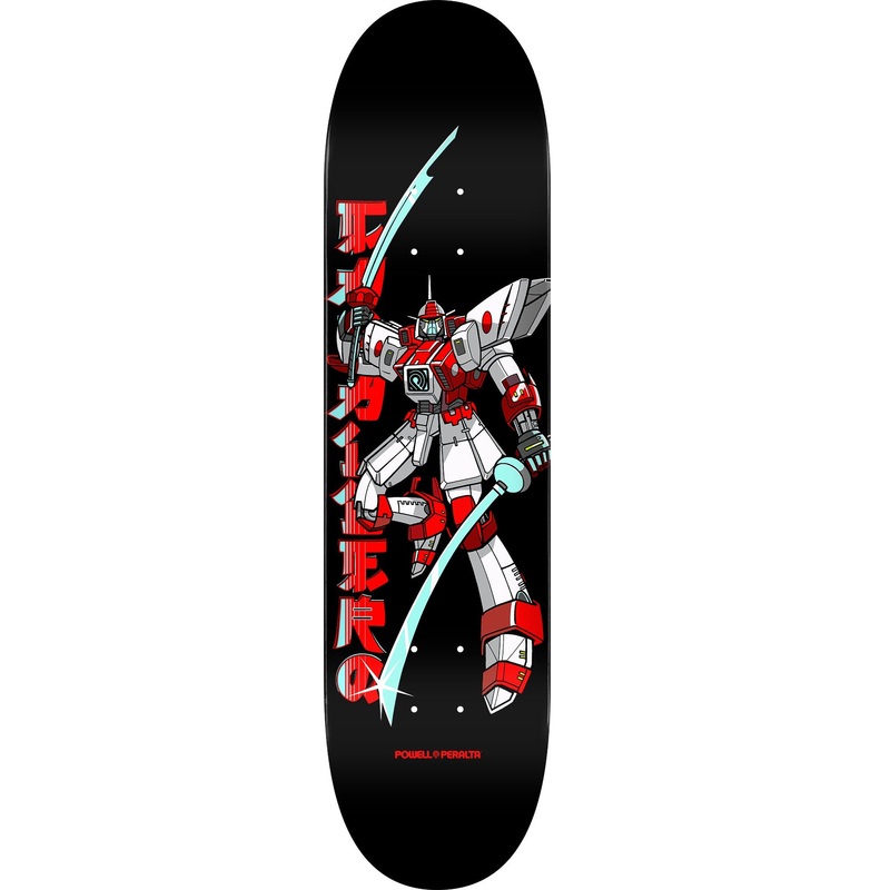 Powell Peralta Steve Caballero Gundam Skateboard Deck - 8.5 Black
