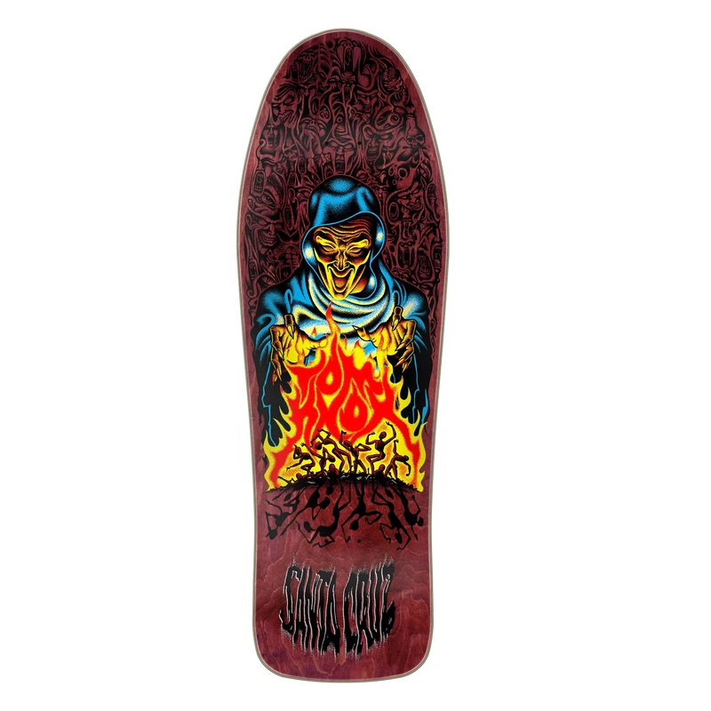 Santa Cruz Knox Firepit Reissue Skateboard Deck - 10.0