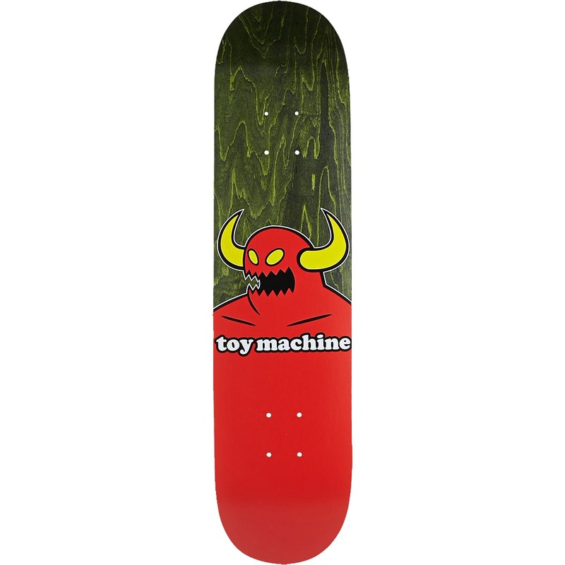 Toy Machine Monster Skateboard Deck - 8.5 Assorted Stain