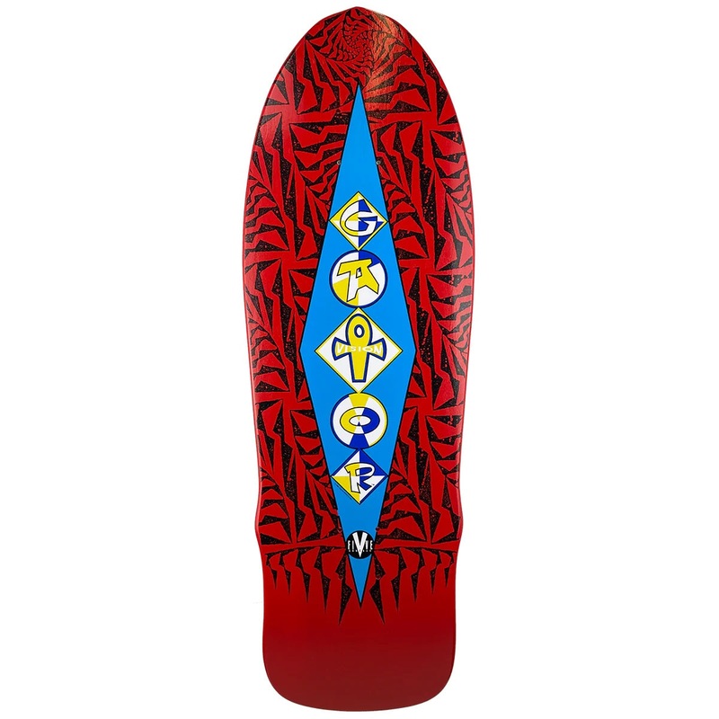 Vision Gator Ramp Skateboard Deck - 10 Red