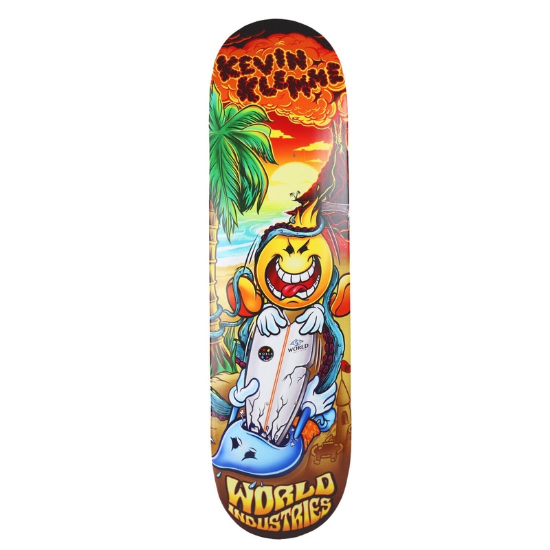 World Industries Klemme Surfs Up Skateboard Deck - 8.25