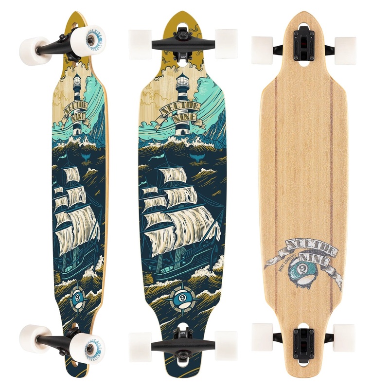 Sector 9 Mini Lookout Voyage Longboard Complete - 9.25"