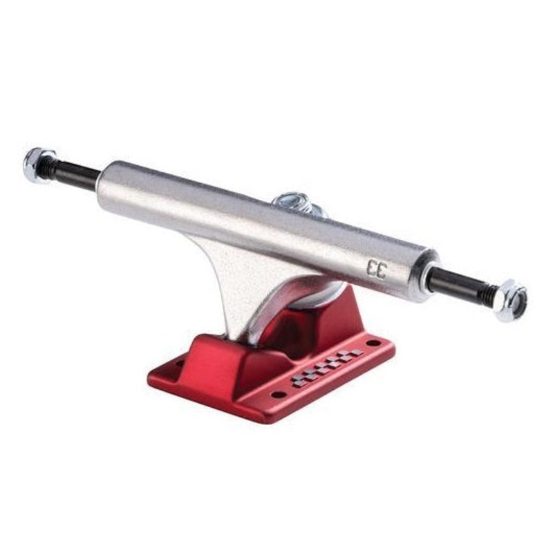 Ace Trucks 33 Classic High 5.375" - Polished/Red (Set of 2)