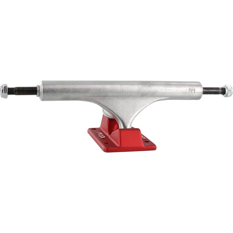 Ace Trucks 66 Classic High 6.75" - Polished/Red (Set of 2)