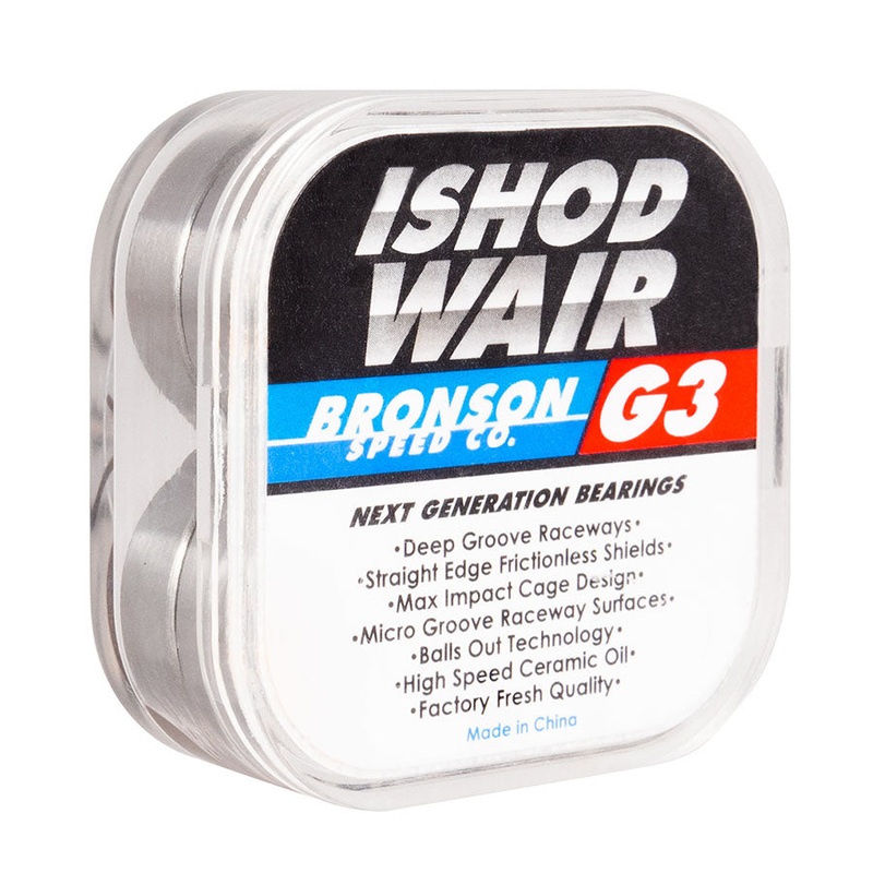 Bronson Ishod Wair Pro G3 Skateboard Bearings (8 Pack)
