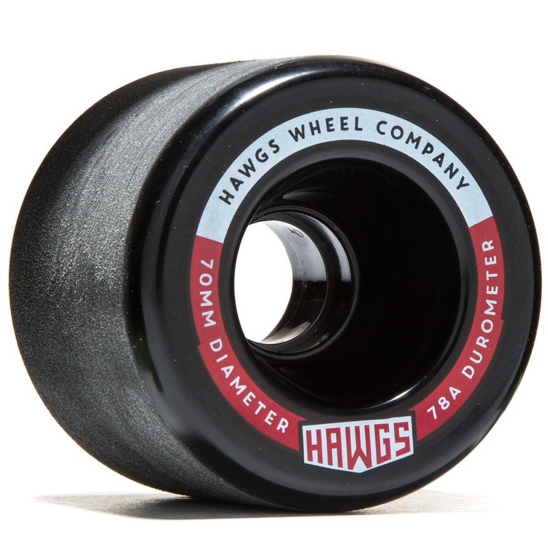 Hawgs Fatty Wheels 70mm 78a - Black (Set of 4)
