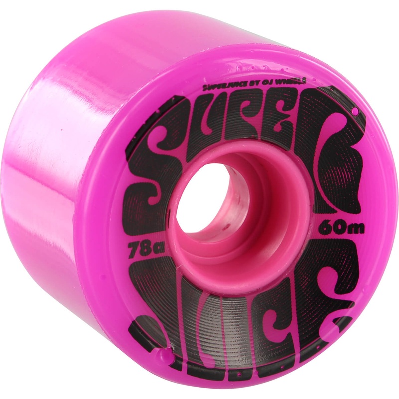 OJ Wheels Super Juice 60mm 78a - Pink/Black (Set of 4)