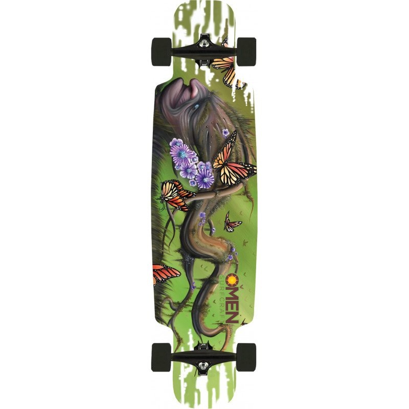 Omen Mr. Bristlecone Drop Through Longboard Complete - 9.5"