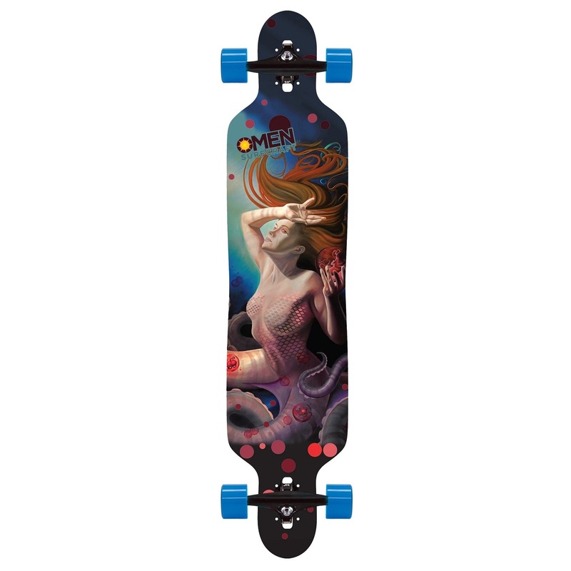 Omen Octopussy Drop Through Longboard Complete - 9.125"