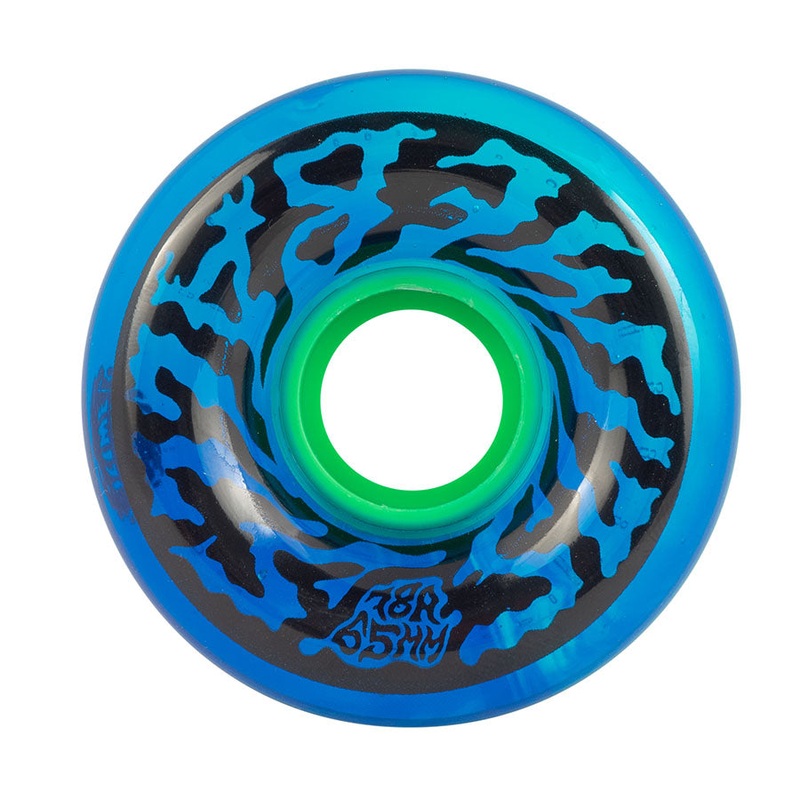 Slime Balls Swirly Wheels 65mm 78a - Trans Blue Swirl (Set of 4)