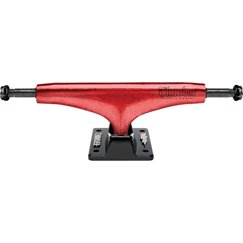Thunder Trucks Hollow Light Metallic Script 148mm - Red/Black (Pair)