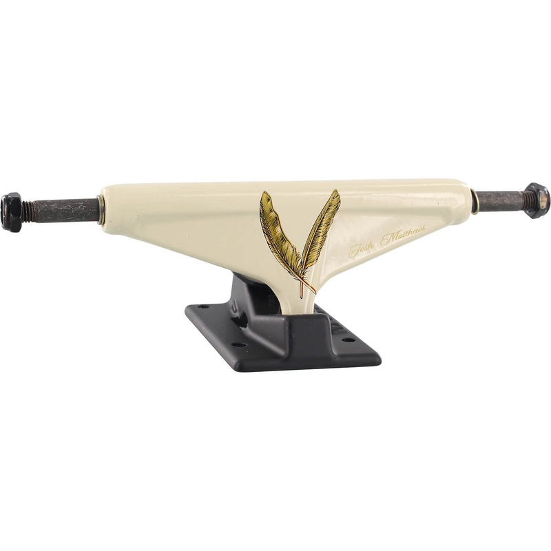 Venture Trucks Josh Matthews Feather Hi 5.25" - Natural/Black (Set of 2)
