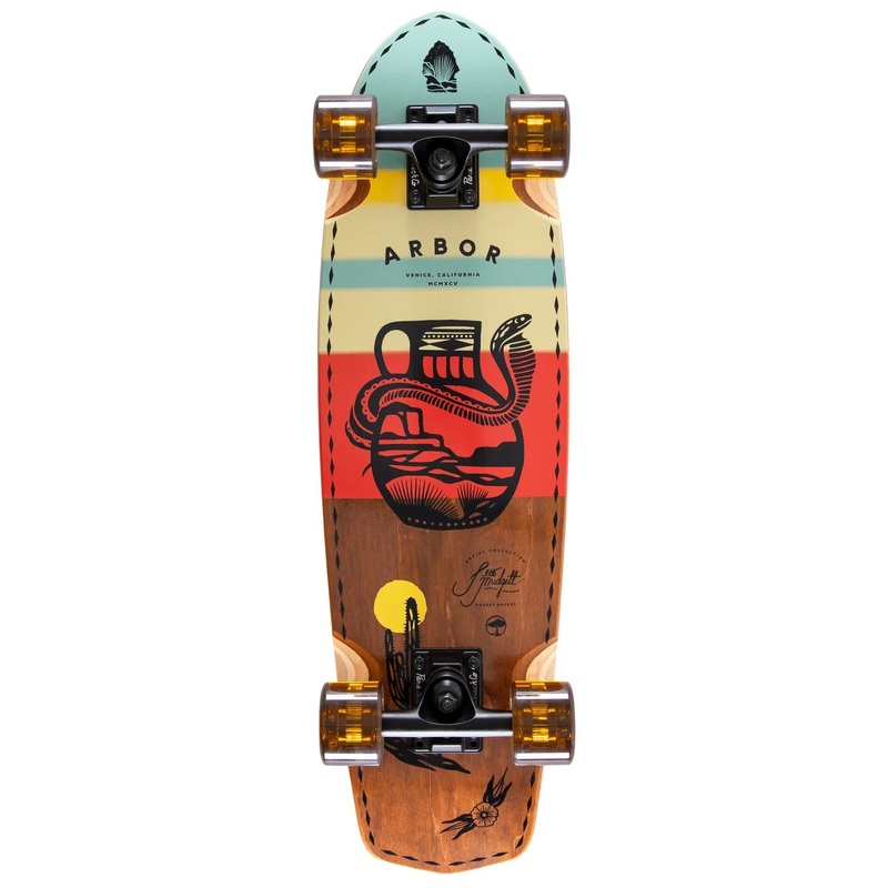Arbor Pocket Rocket Artist Jess Mudgett Cruiser Complete - 27