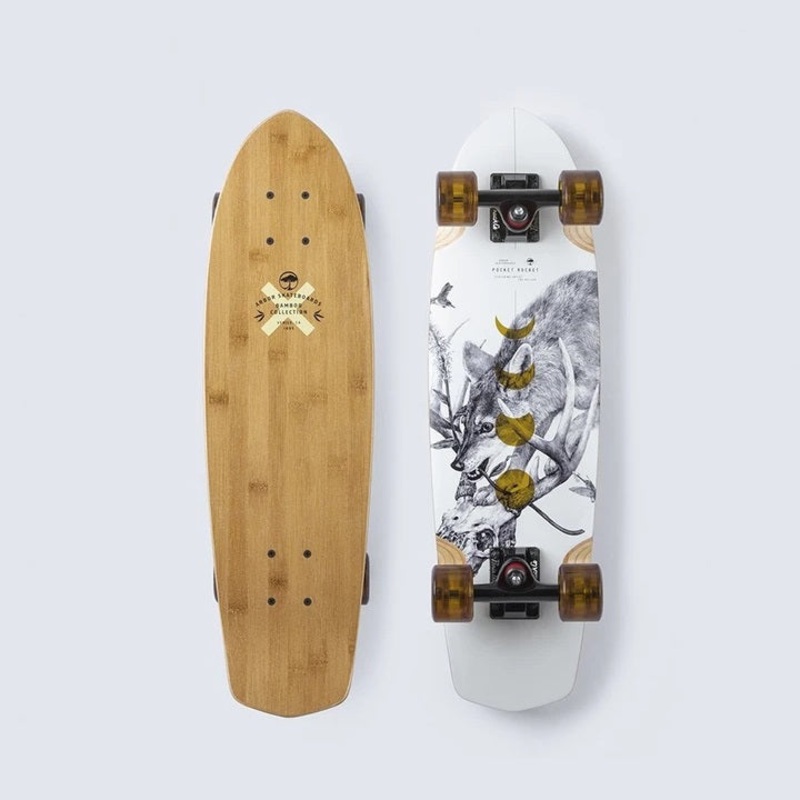 Arbor Pocket Rocket Bamboo Complete Cruiser - 27"
