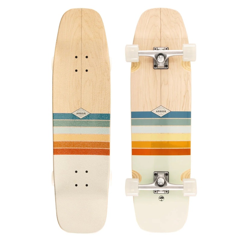 Arbor Shakedown 34 Foundation Skateboard Complete - 9.0 Multi