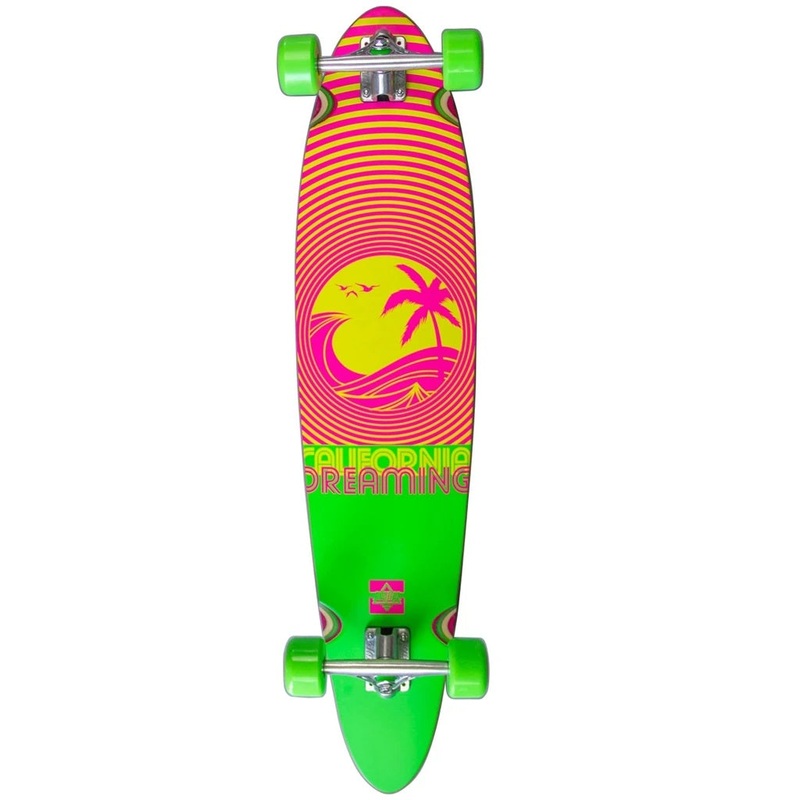 Dusters California Deaming Longboard Complete - 40 Neon Green
