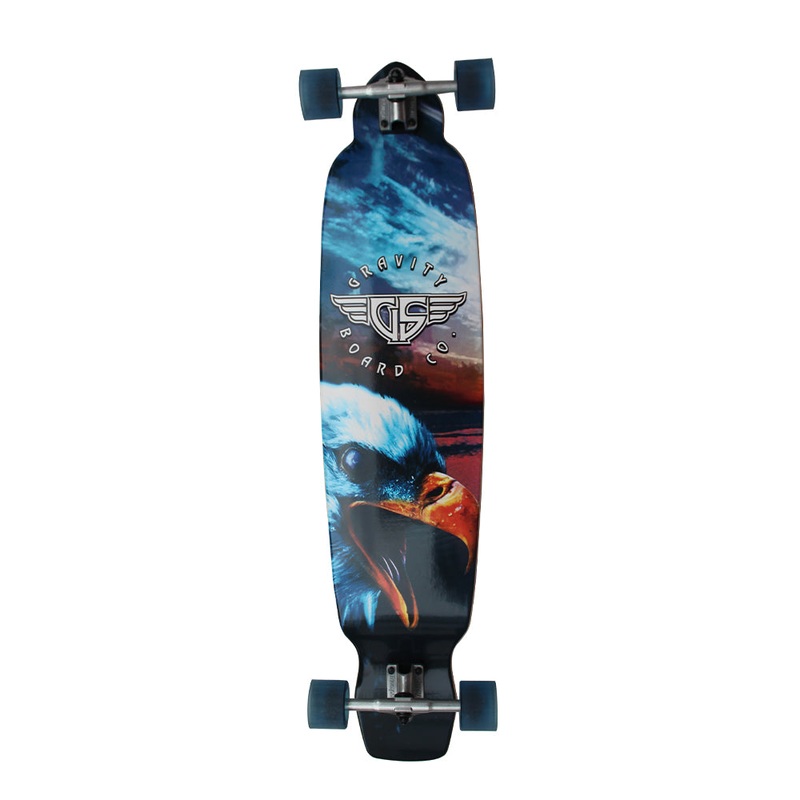 Gravity Drop Kick Screaming Eagle Longboard Complete - 43